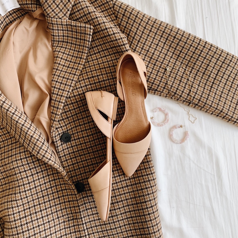 Madewell Nude D’orsay Flats